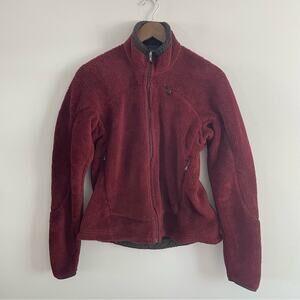 Patagonia | Women's Vintage R2 Regulator Polartec Maroon Jacket Medium Fleece M